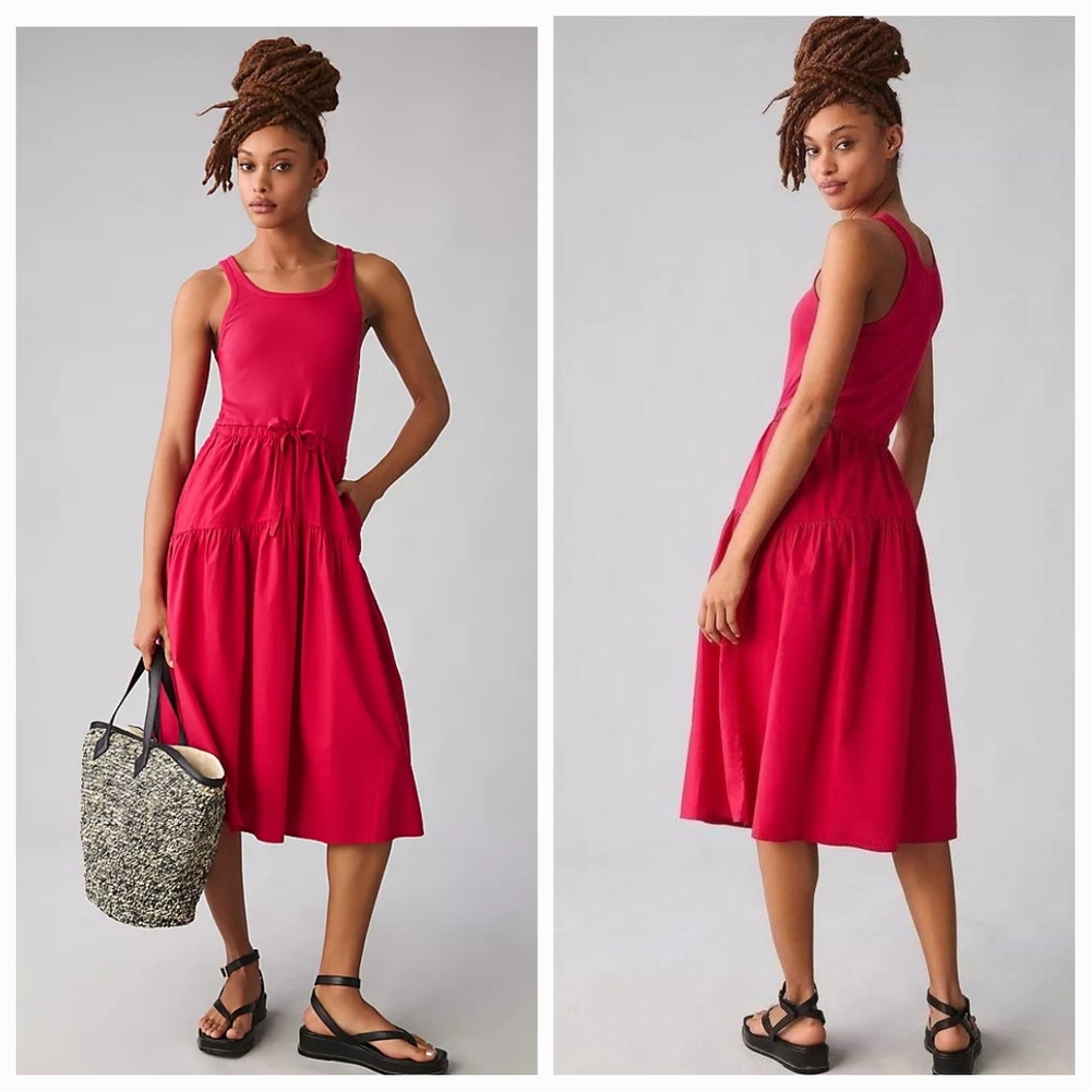 Nation LTD Frannie dress in Raspberry Size M